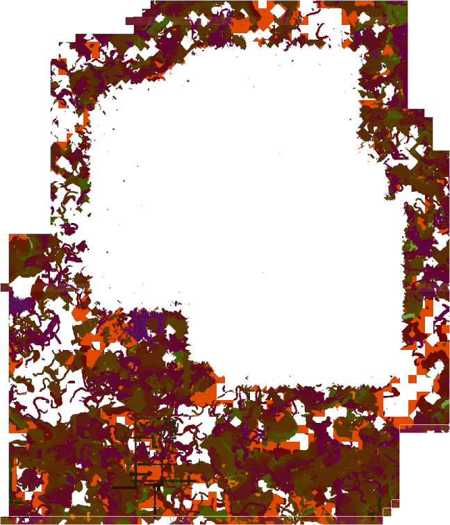 Minecraft-Karte der Unterwelt